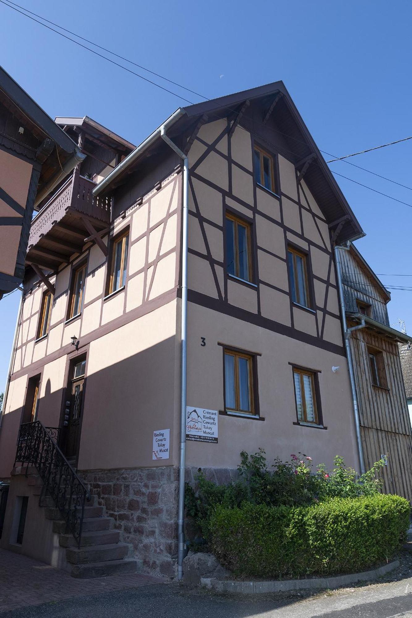 Riesling - Vue Imprenable Sur Le Vignoble - Renove Recemment - Parking Gratuit Apartamento Riquewihr Exterior foto