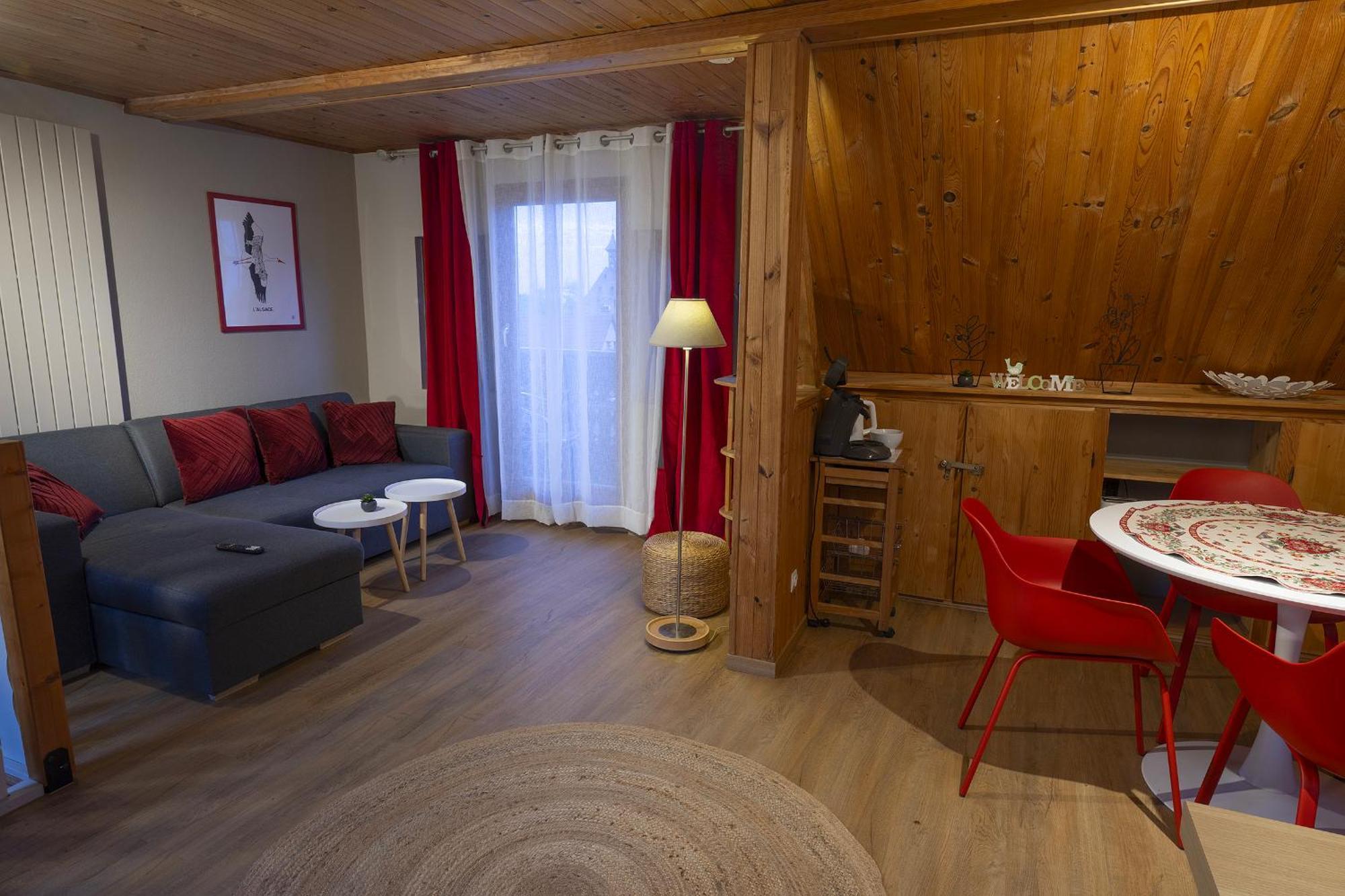 Riesling - Vue Imprenable Sur Le Vignoble - Renove Recemment - Parking Gratuit Apartamento Riquewihr Exterior foto