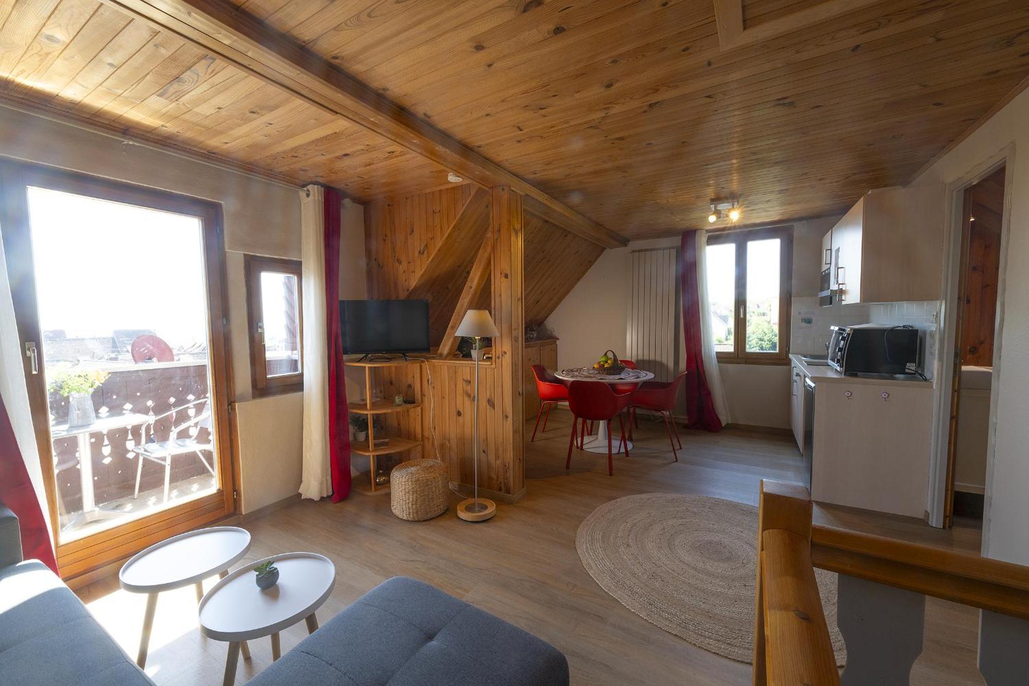 Riesling - Vue Imprenable Sur Le Vignoble - Renove Recemment - Parking Gratuit Apartamento Riquewihr Exterior foto